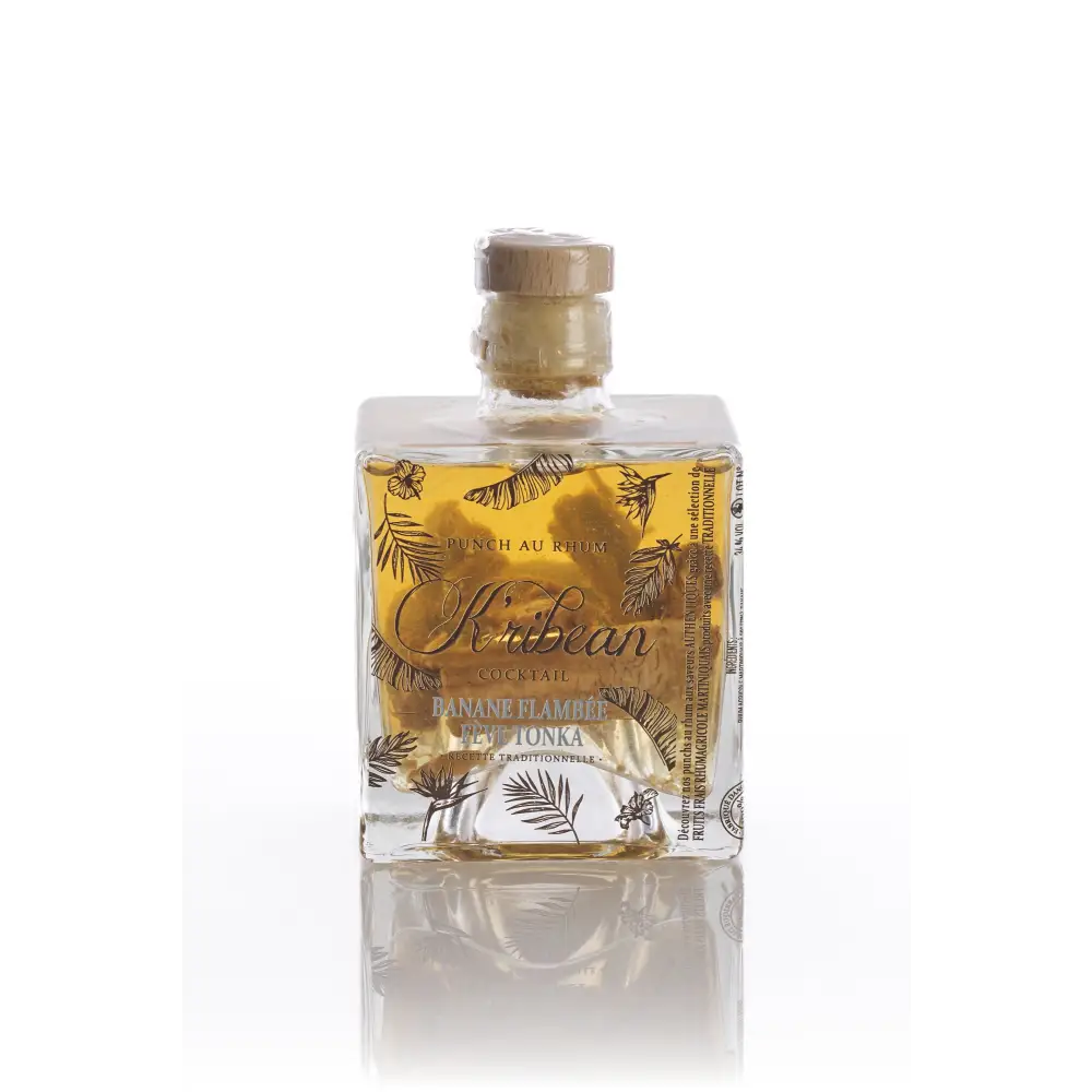 Punch au rhum banane flambée fève tonka (rhum arrangé) - 25cl - Rhum
