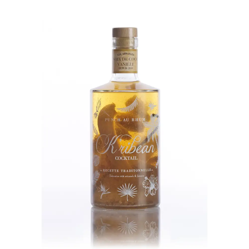 Punch au rhum noix de coco vanille - 70cl (rhum arrangé)