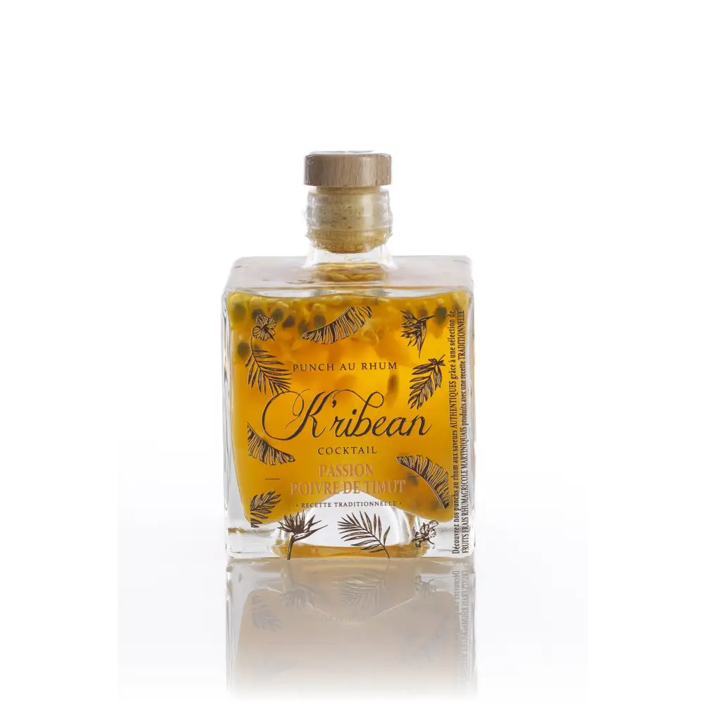 Punch au rhum passion gingembre (rhum arrangé) - 25cl - Rhum