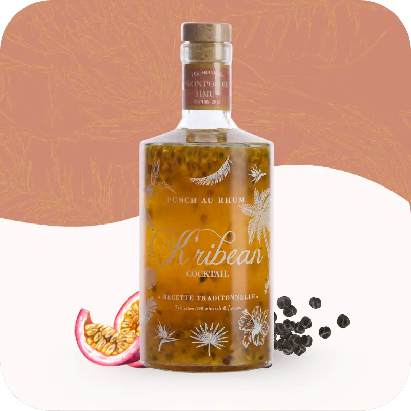 Punch au rhum passion poivre de timut (rhum arrangé) - Rhum